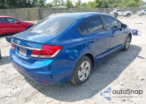 2014 Honda Civic Lx z USA, uszkodzony, nr VIN 2HGFB2F59EH553463